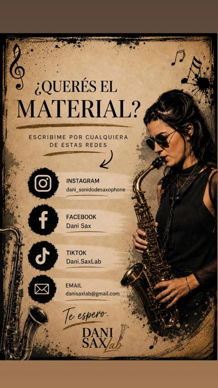 Redes y vías de contacto de Dani Sax Lab